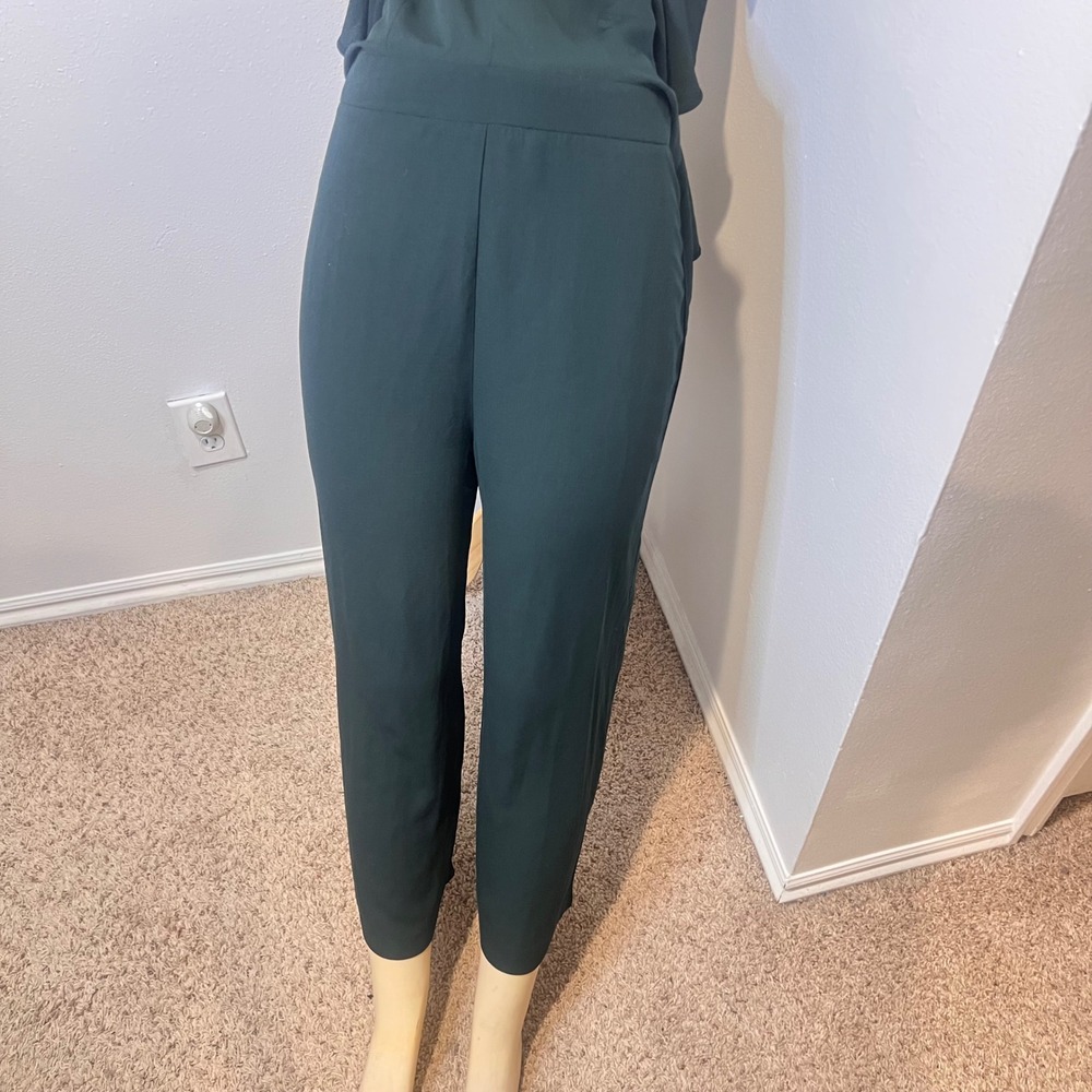ROMEO + JULIET COUTURE‎ Emerald Green Halter Neck Peplum Jumpsuit M